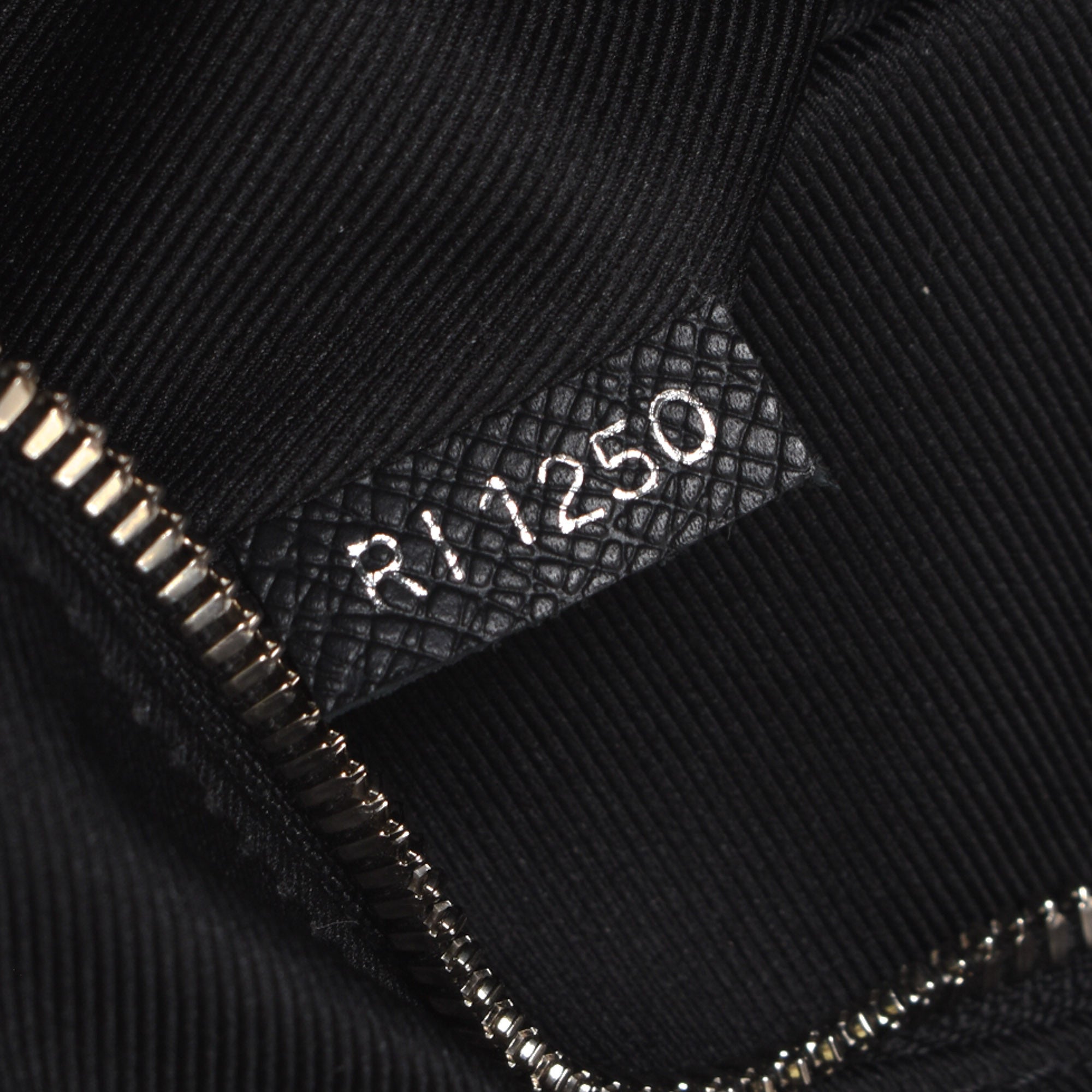 Black Coated Canvas Monogram City Tote