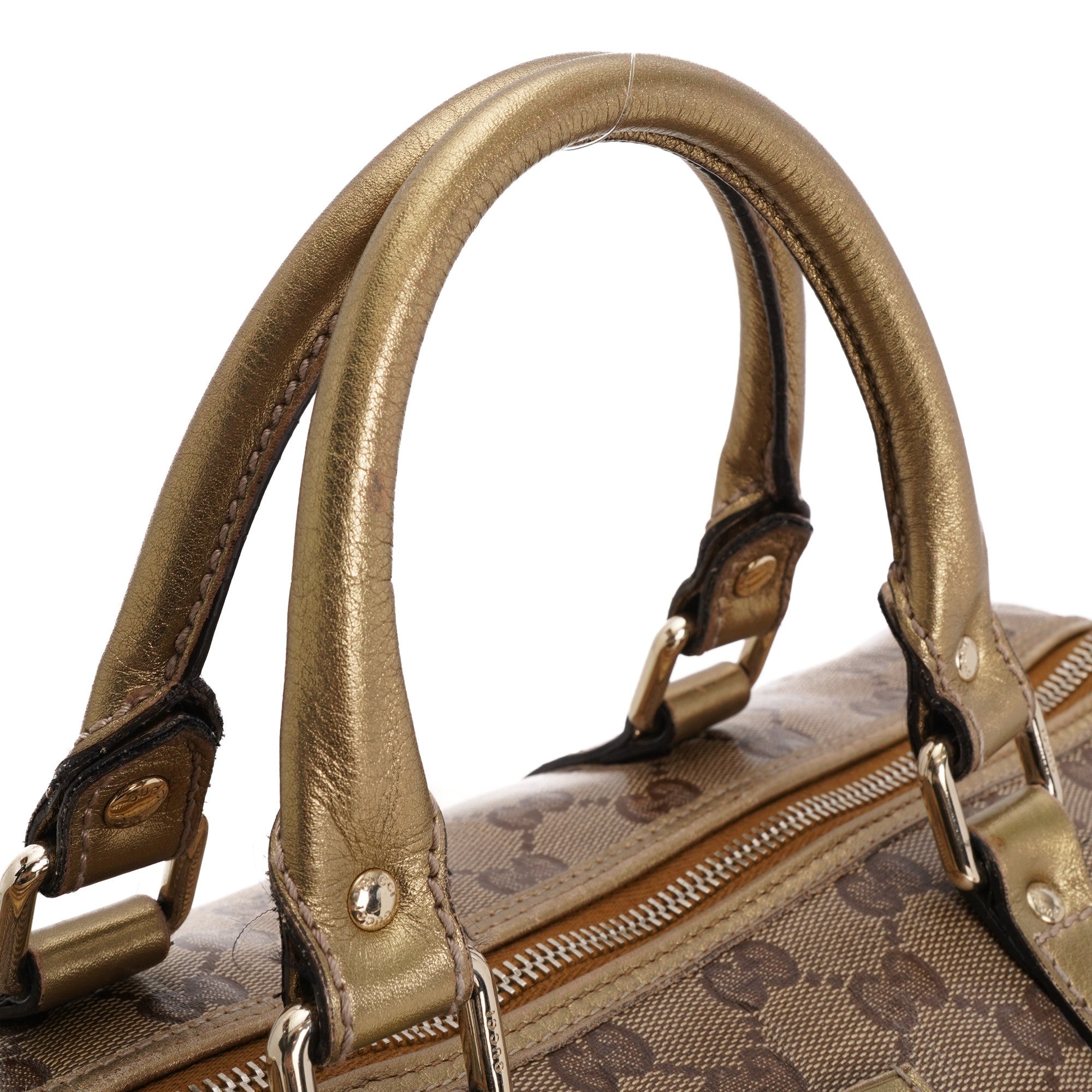 GG Crystal Boston Bag