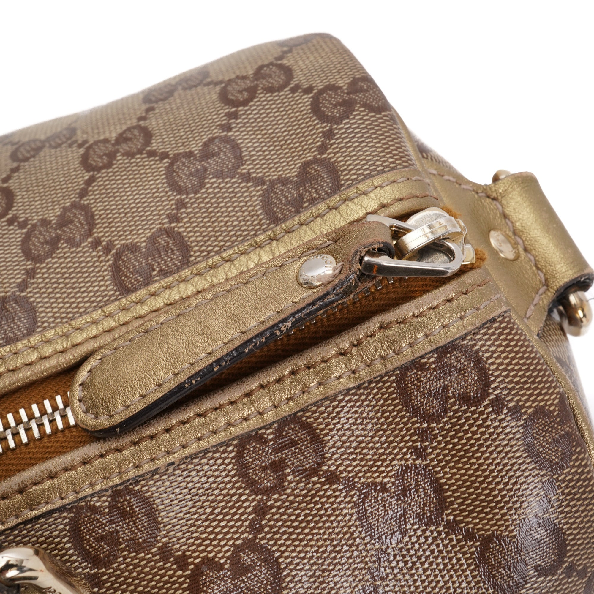 GG Crystal Boston Bag