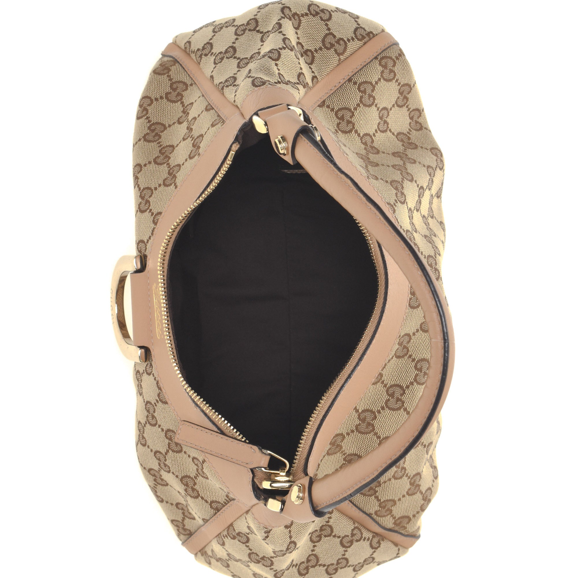 GG Canvas D-Gold Hobo Bag