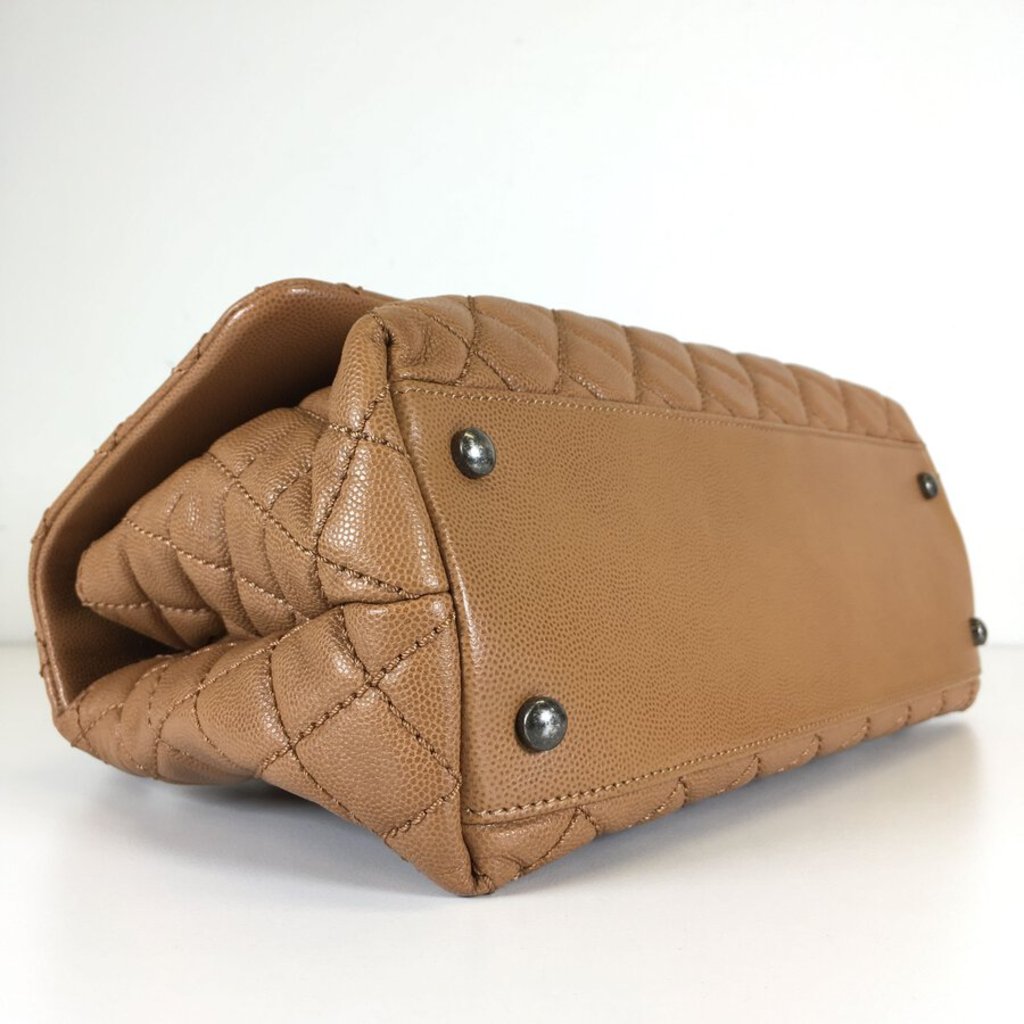 Brown Caviar Cocohandle Bag