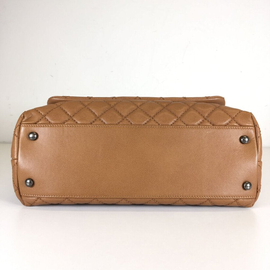 Brown Caviar Cocohandle Bag