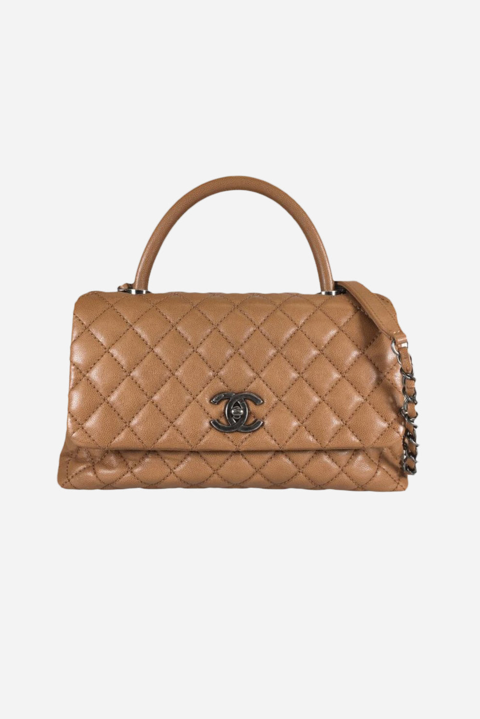 Brown Caviar Cocohandle Bag