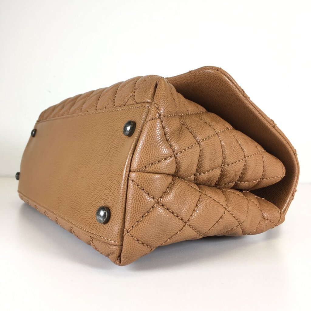 Brown Caviar Cocohandle Bag