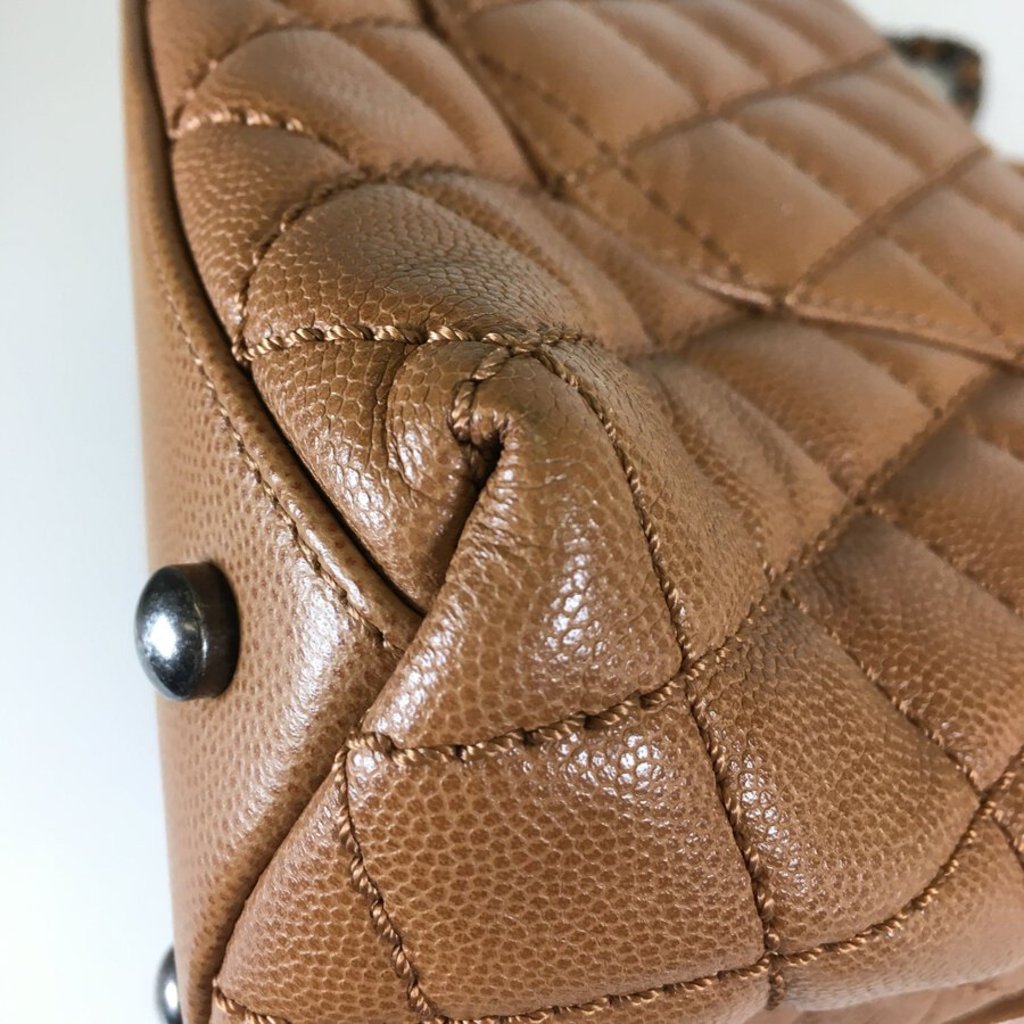 Brown Caviar Cocohandle Bag