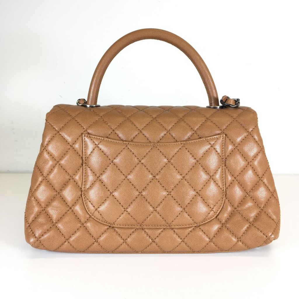 Brown Caviar Cocohandle Bag