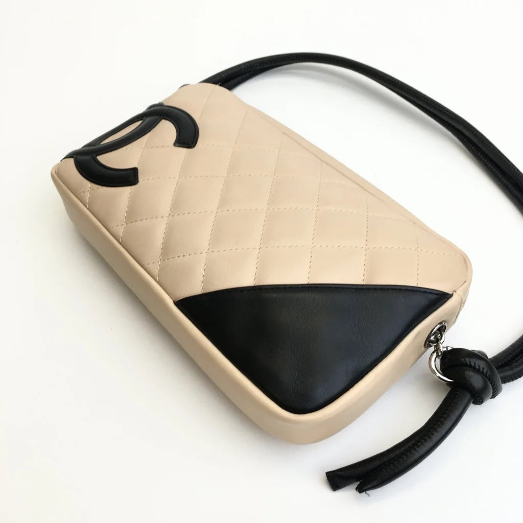 Beige/Black Cambon Shoulder bag