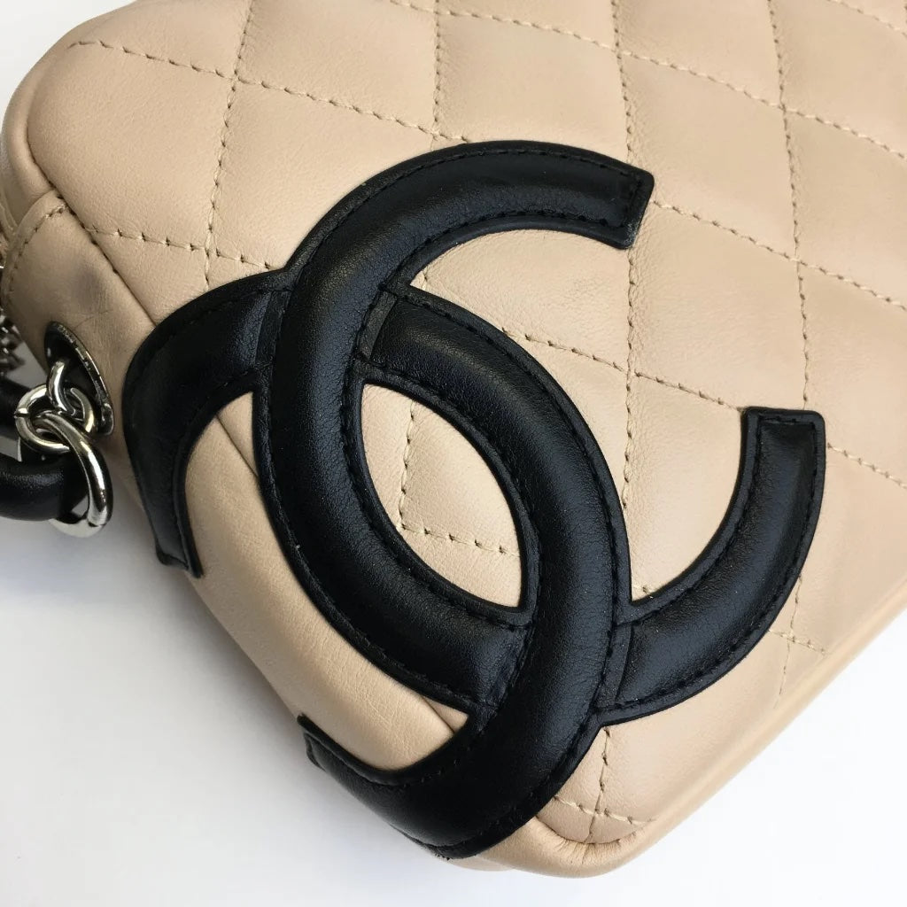 Beige/Black Cambon Shoulder bag