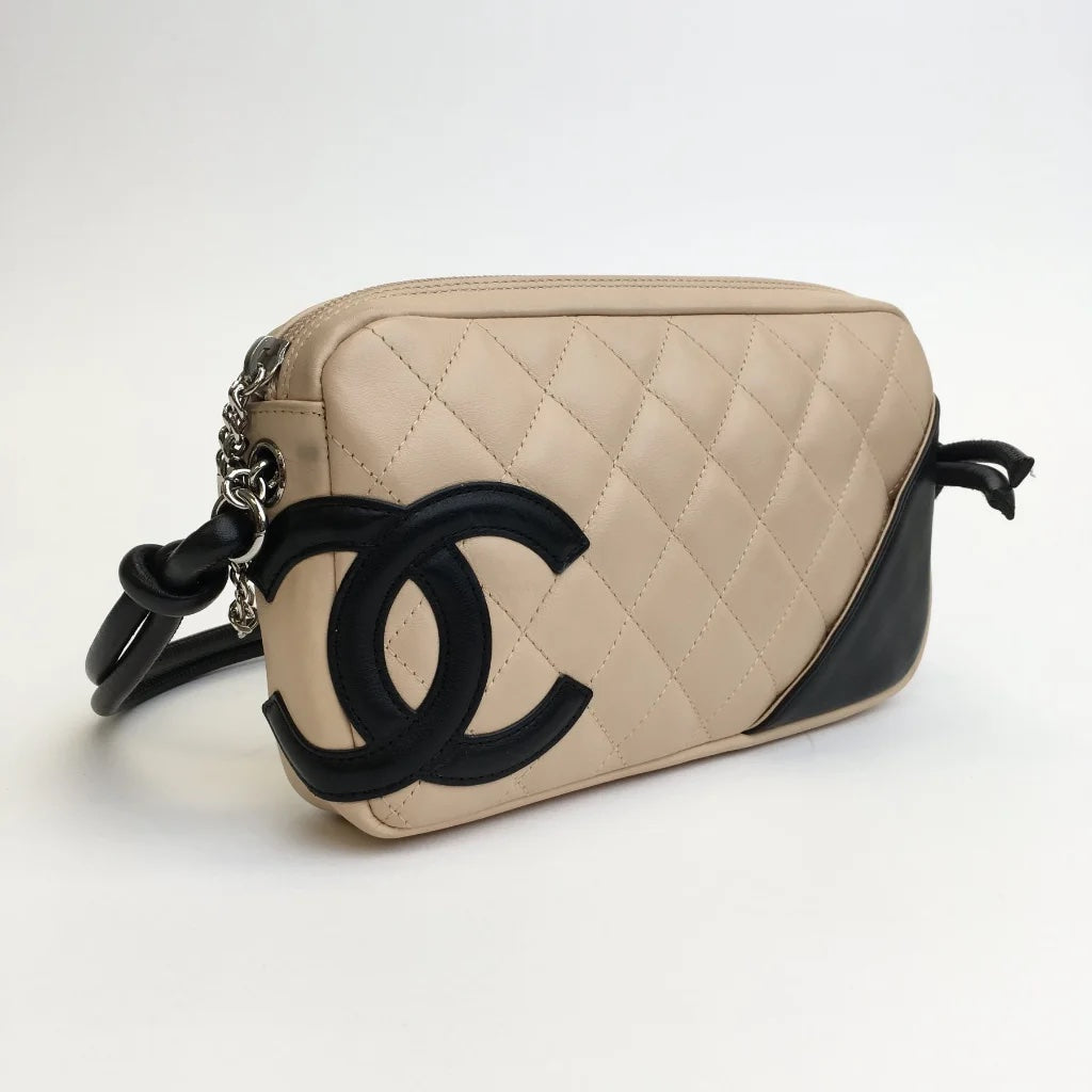 Beige/Black Cambon Shoulder bag