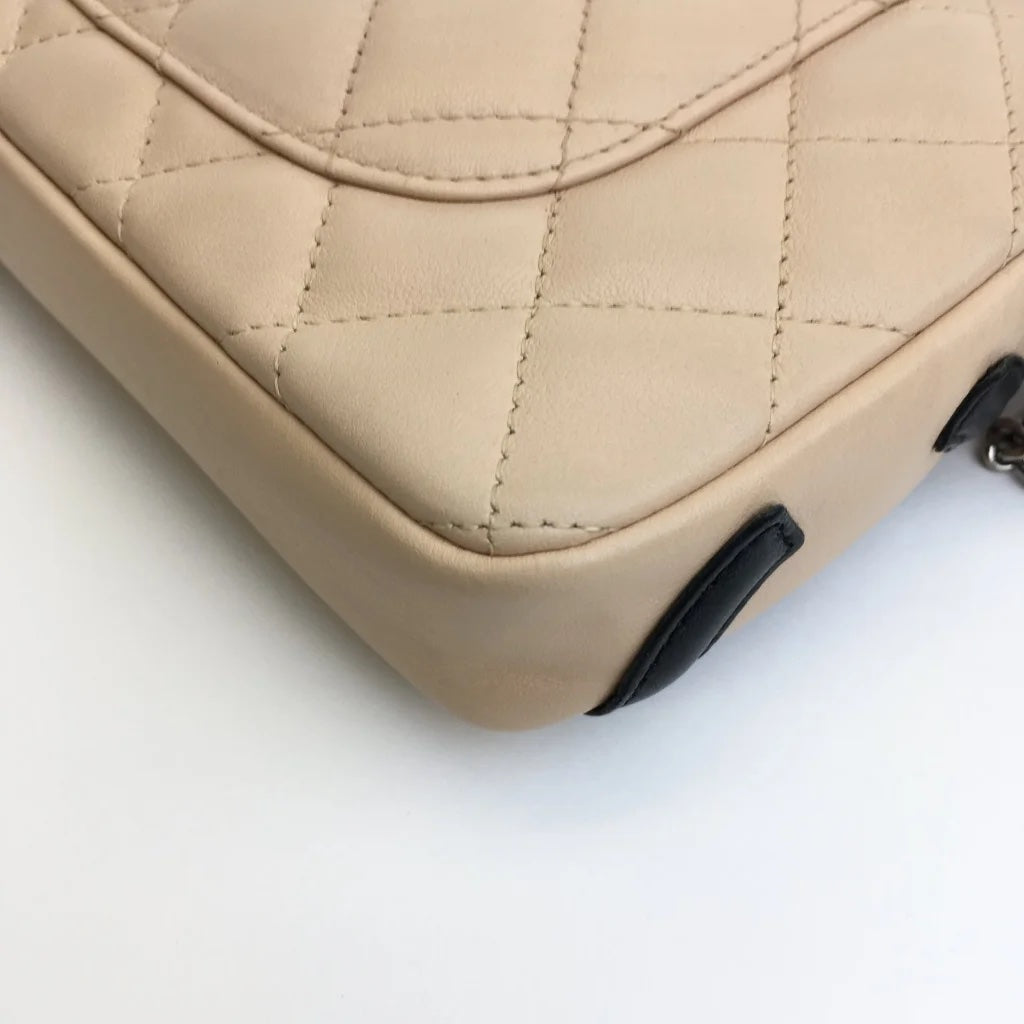 Beige/Black Cambon Shoulder bag