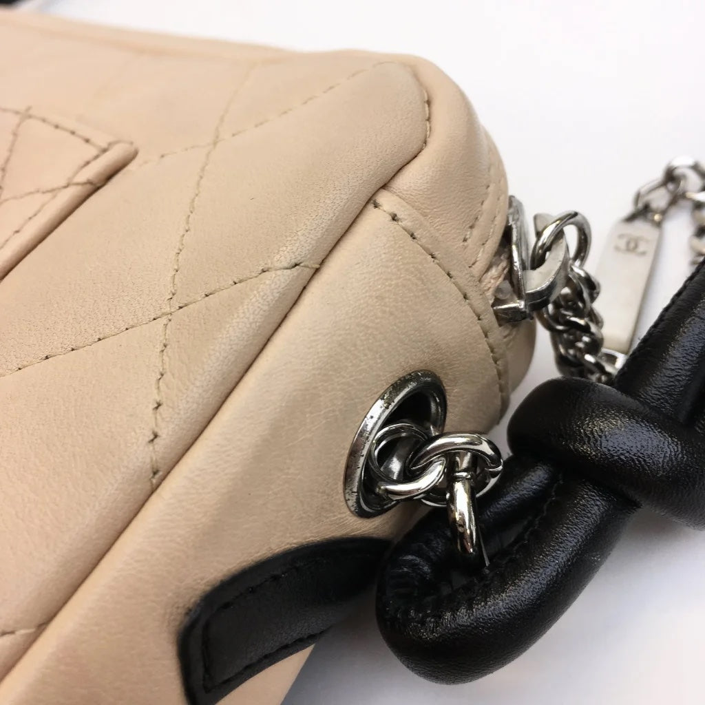 Beige/Black Cambon Shoulder bag