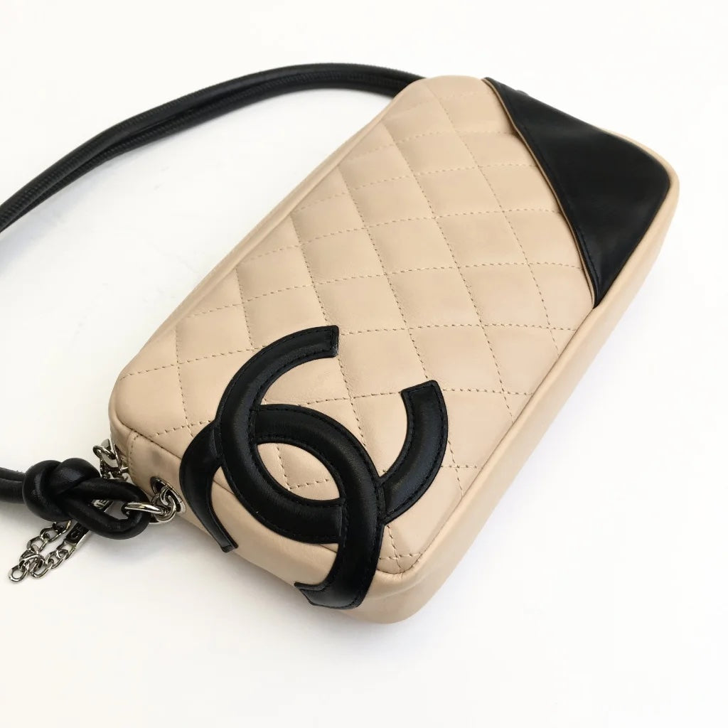 Beige/Black Cambon Shoulder bag