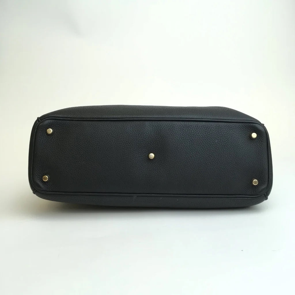 Black Leather Diorissimo Tote