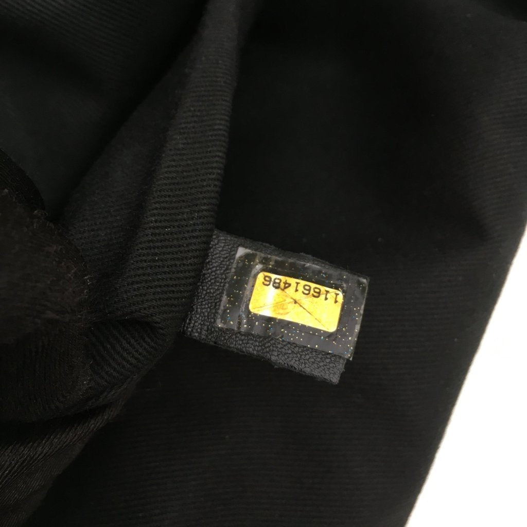 Black Ligne Flap Bag