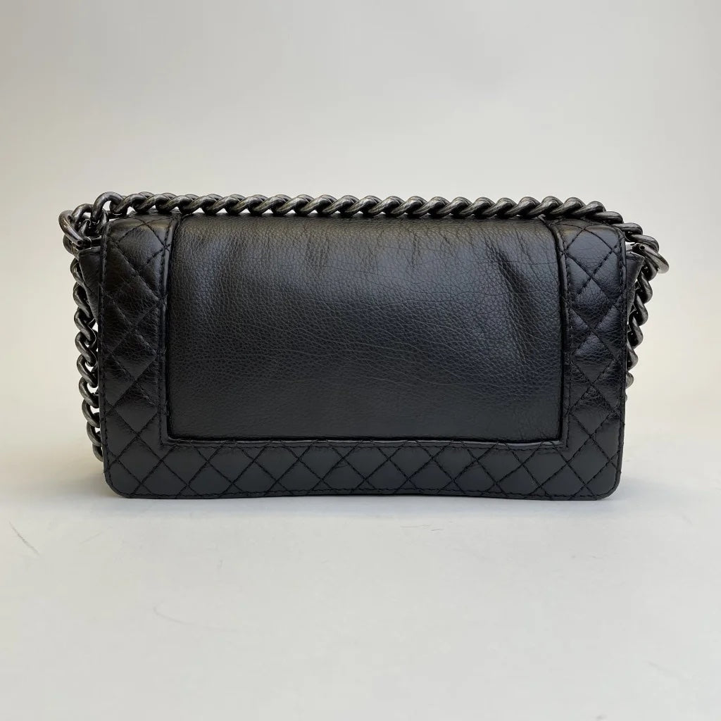 Black Leather Boy Bag