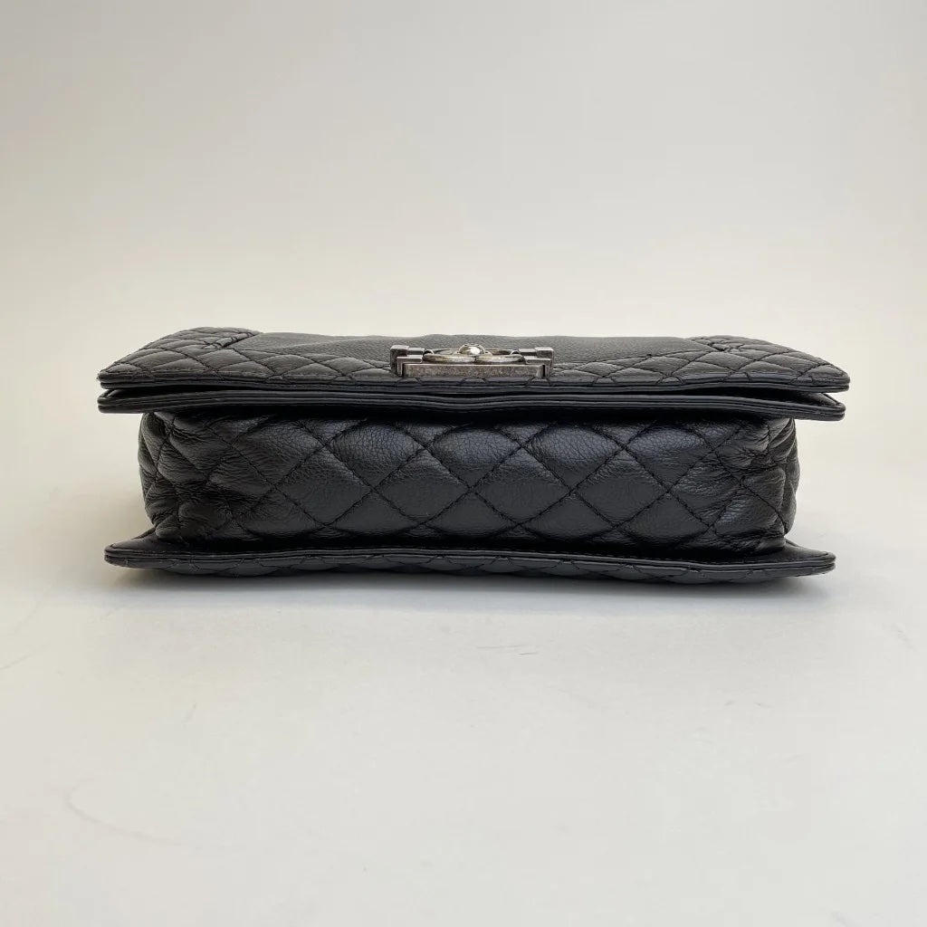Black Leather Boy Bag