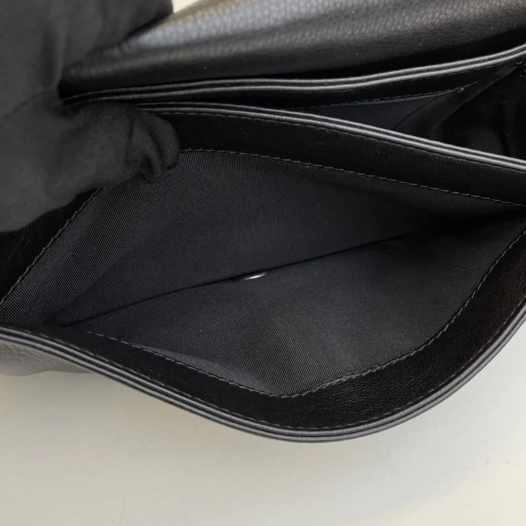 Black Leather Boy Bag