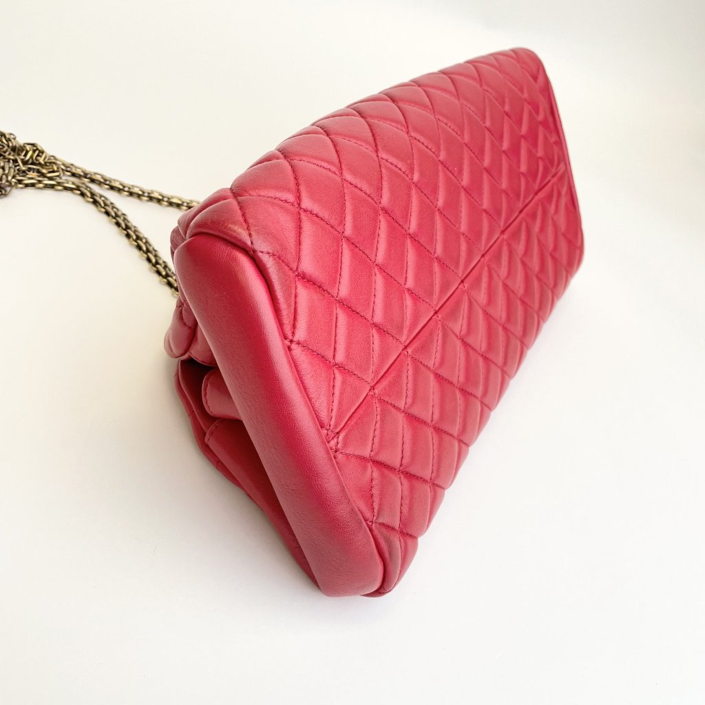 Red Quilted Mademoiselle bag