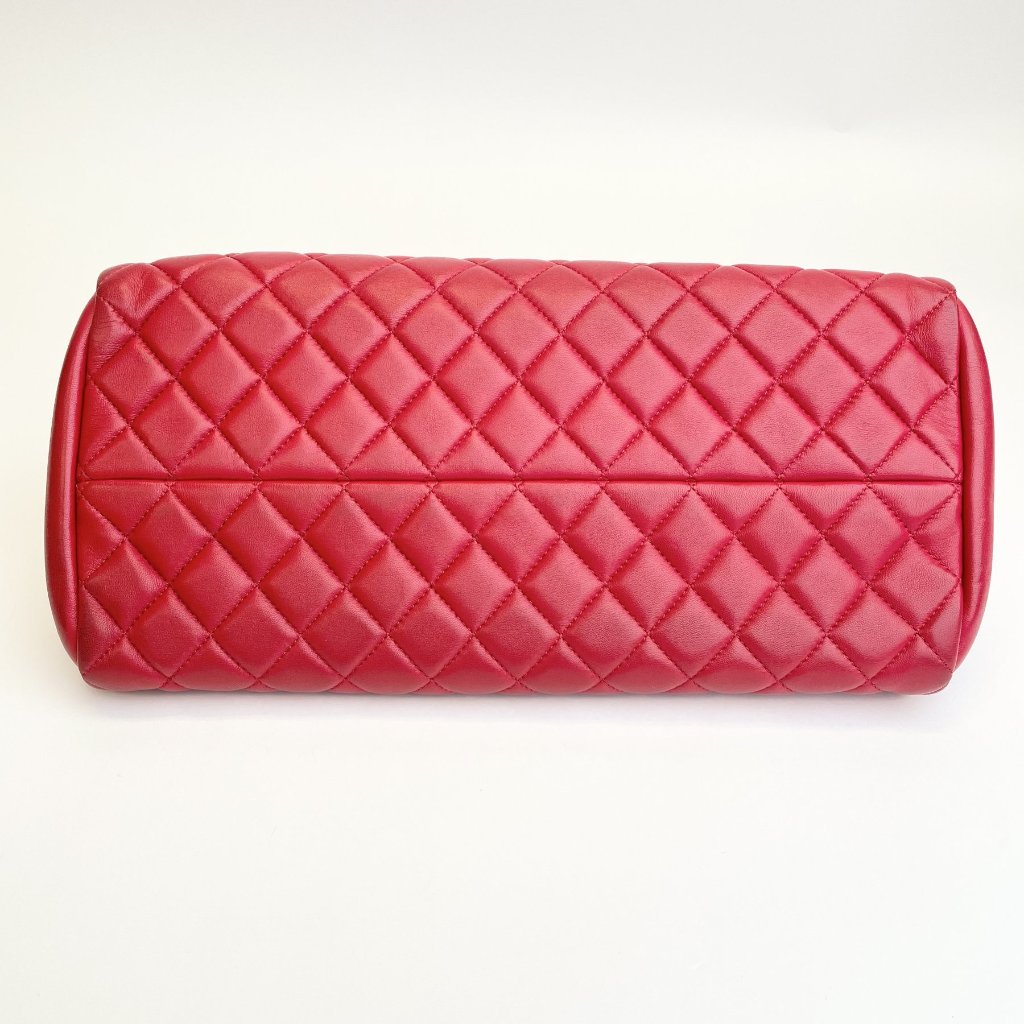 Red Quilted Mademoiselle bag