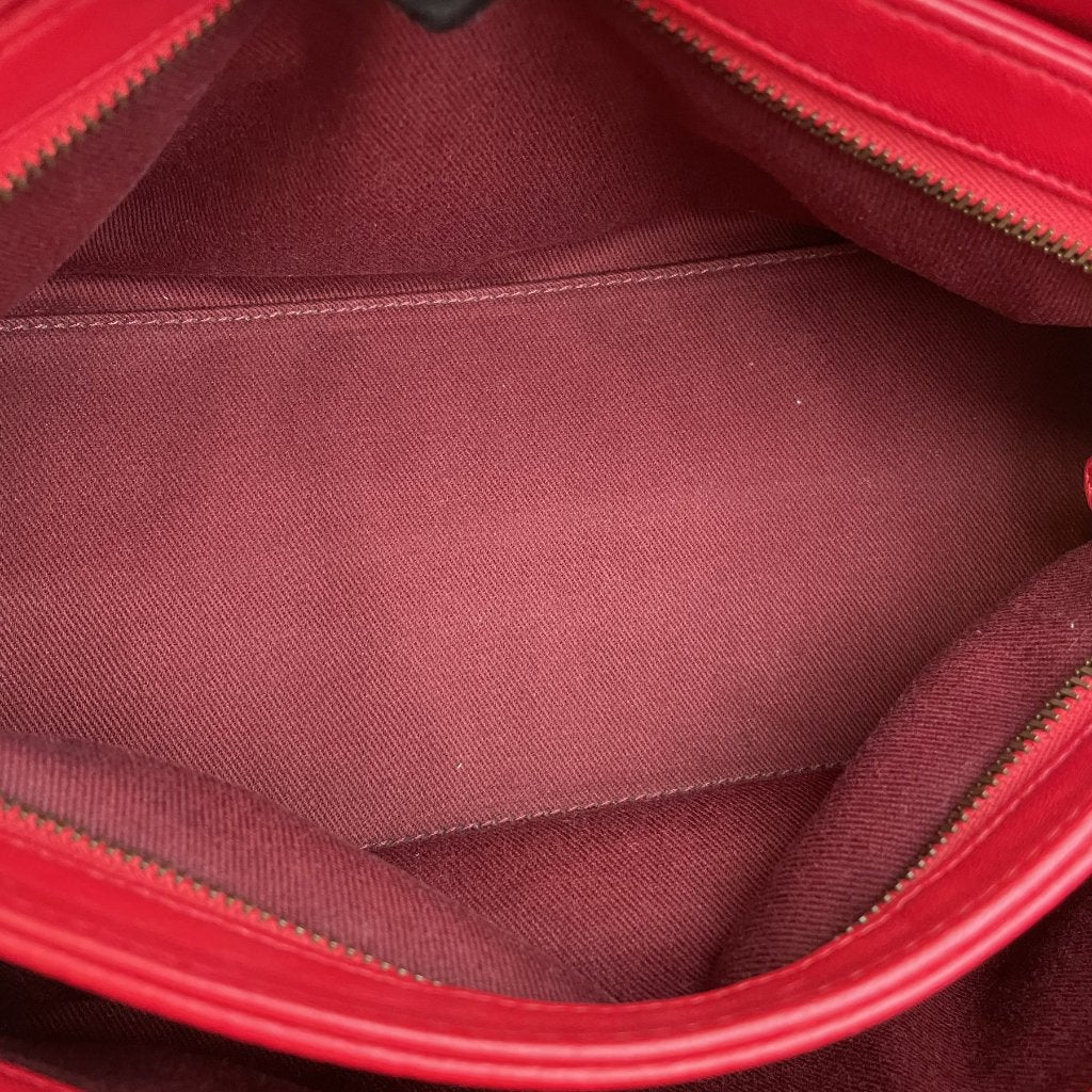 Red Quilted Mademoiselle bag