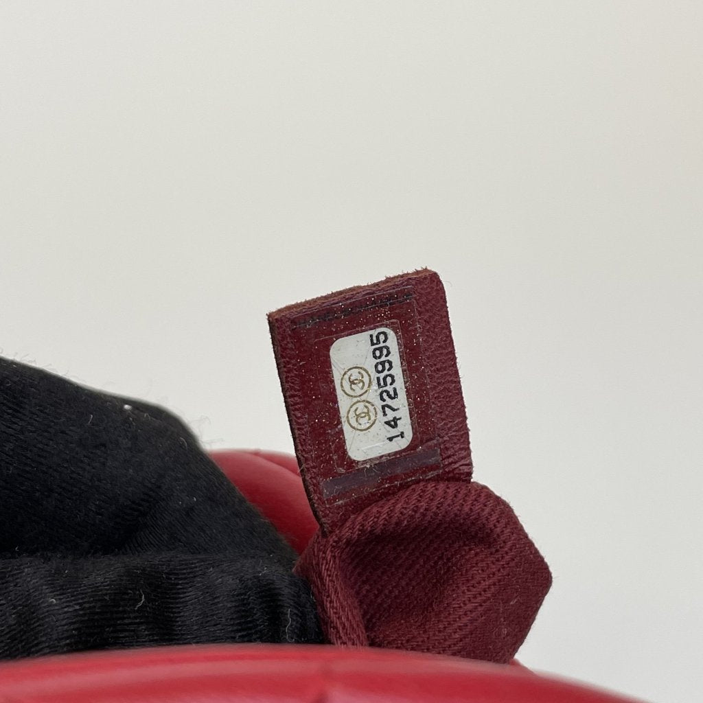Red Quilted Mademoiselle bag