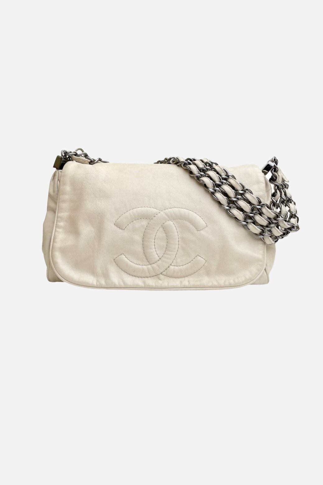 Ivory CC Seasonal Flap Bag