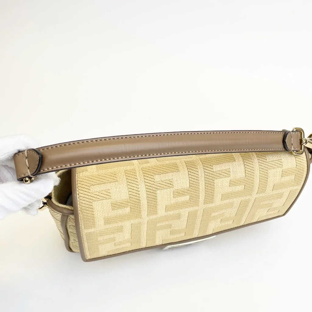 Raffia Vitello Baguette