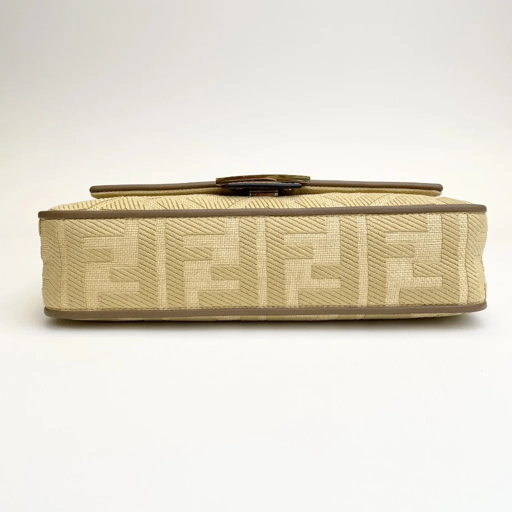 Raffia Vitello Baguette