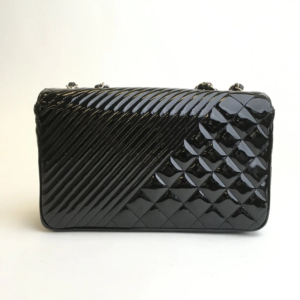 Black Patent Coco Boy Flap