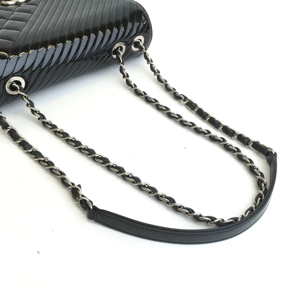 Black Patent Coco Boy Flap