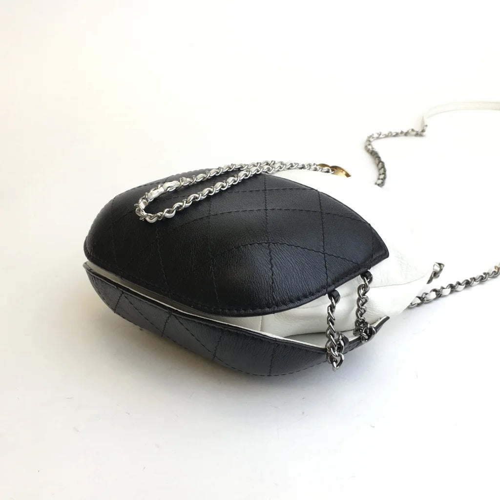 Black & White CC Bucket Bag