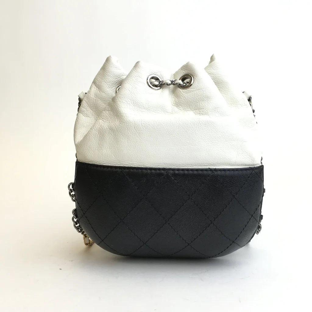 Black & White CC Bucket Bag