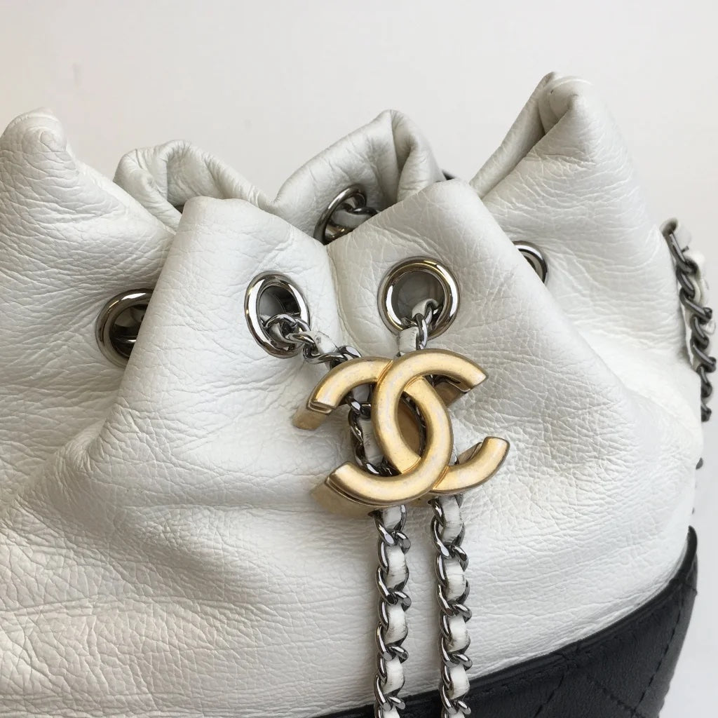 Black & White CC Bucket Bag