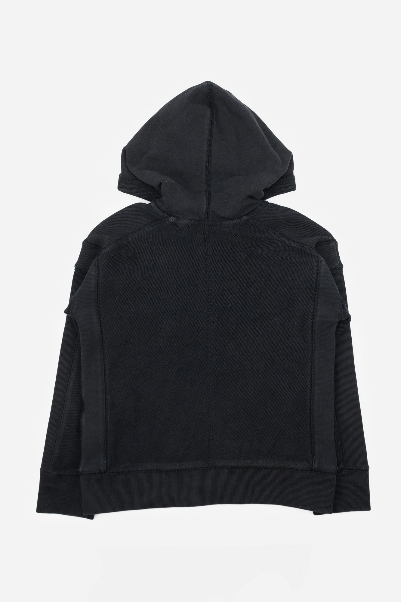 Black Logo Zip Up Hoodie