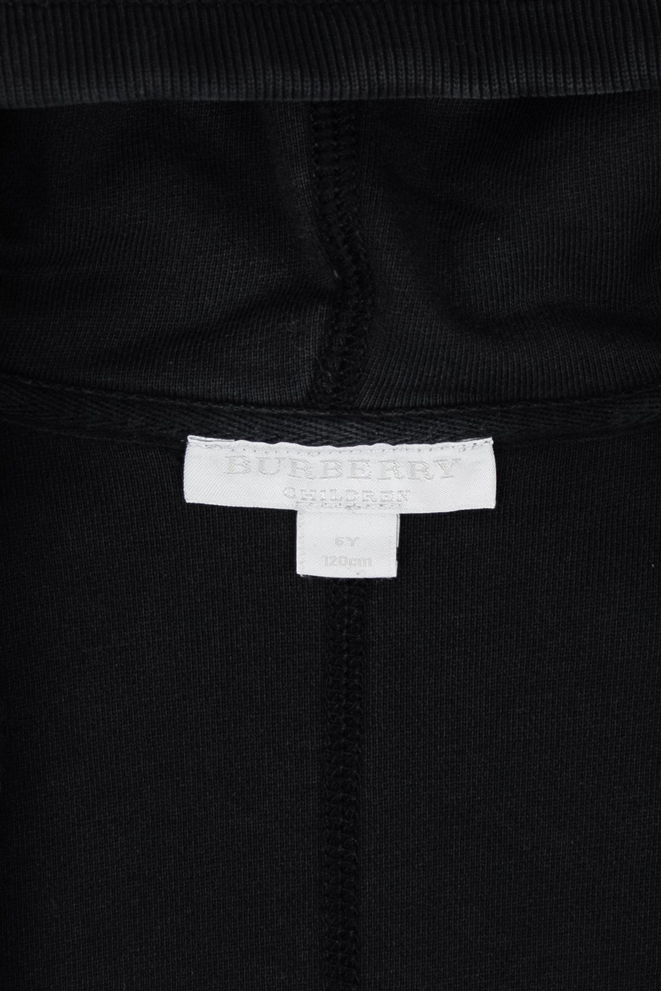 Black Logo Zip Up Hoodie