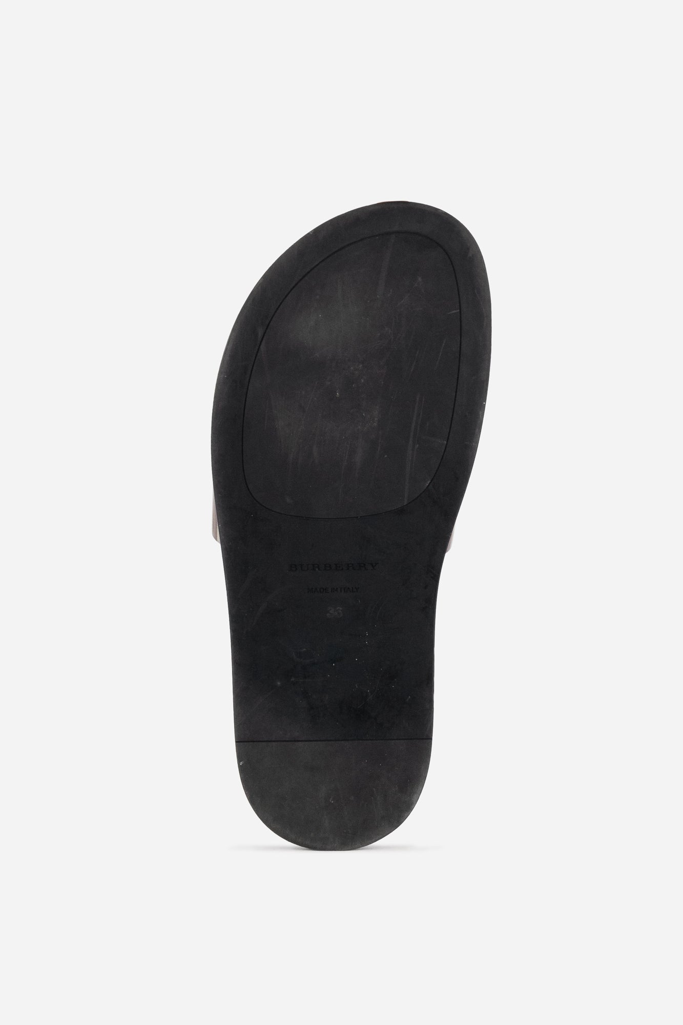 Brit Print PVC Slide Sandals