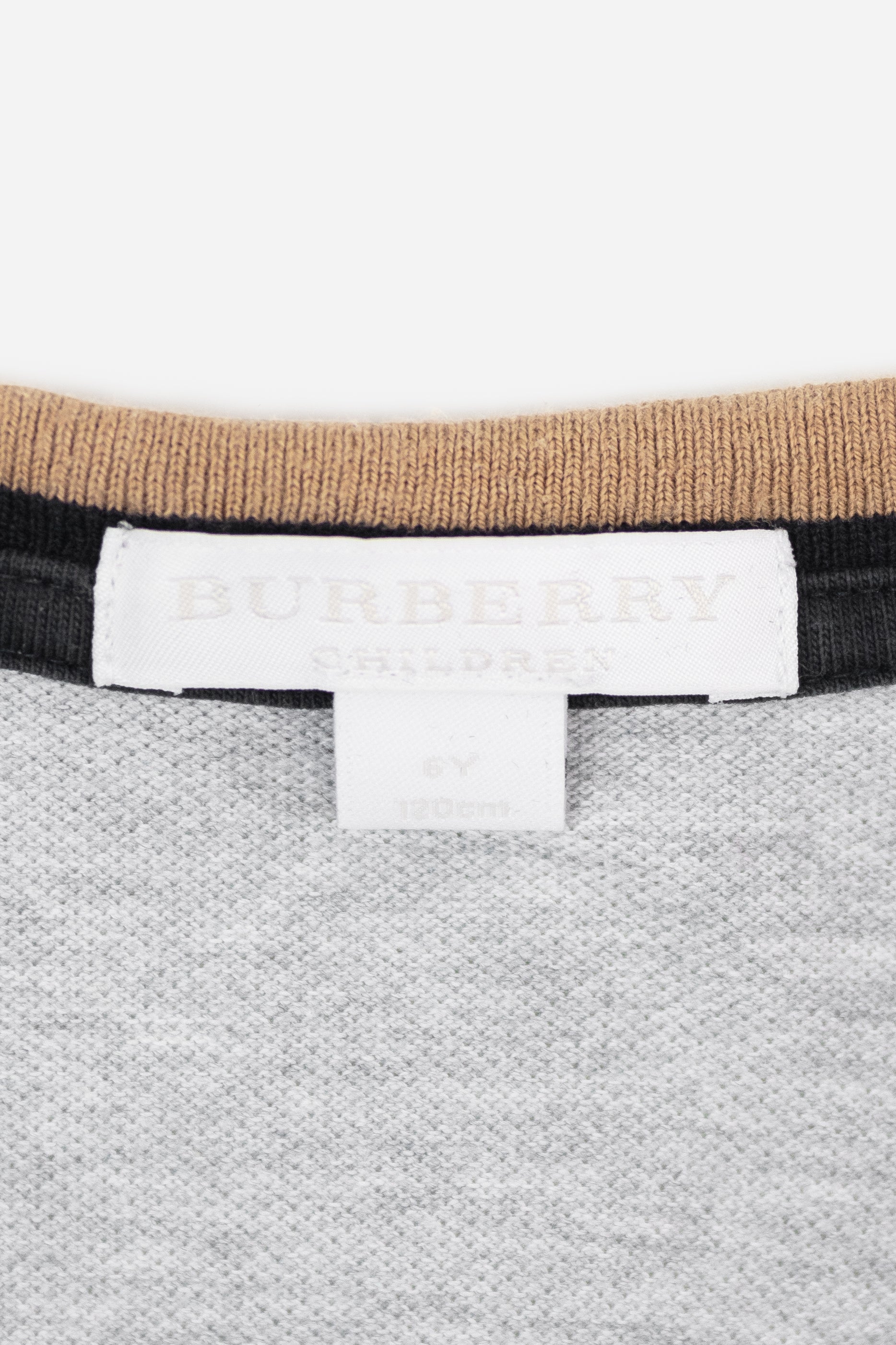 Grey Short Sleeve Polo with Trim