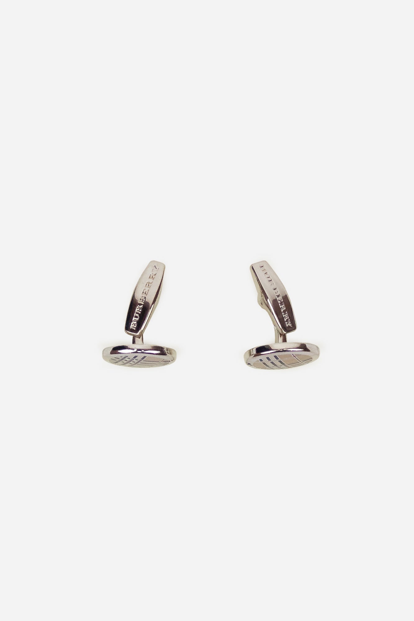 Multi Round Check Print Cufflinks