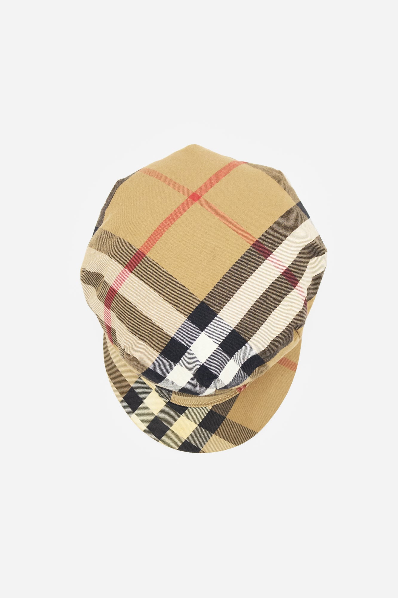 Short Brim Cotton Brit Print Hat