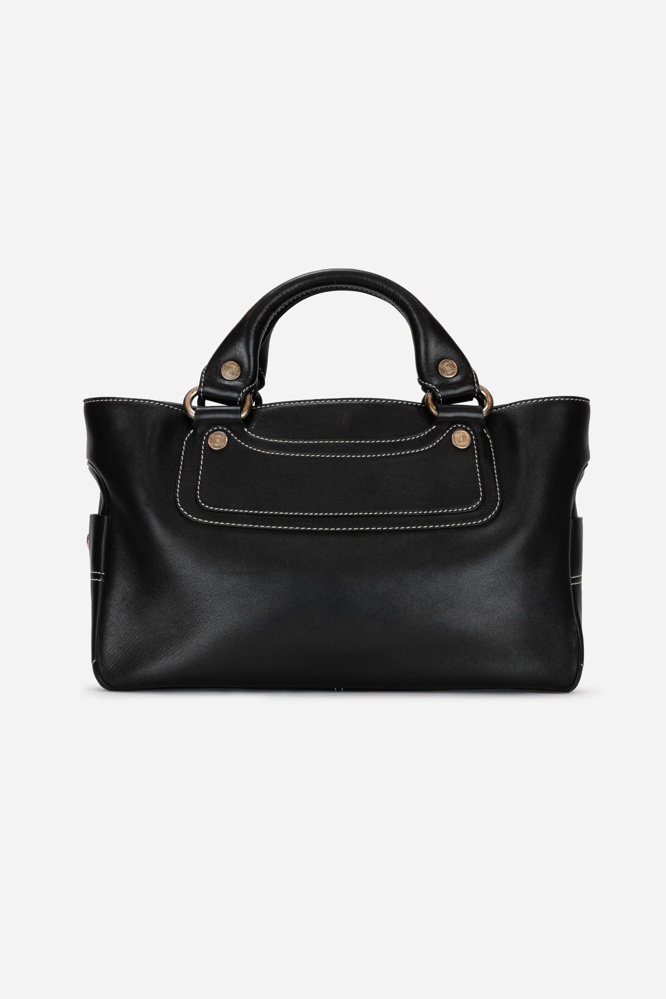 Black Leather Boogie Handbag