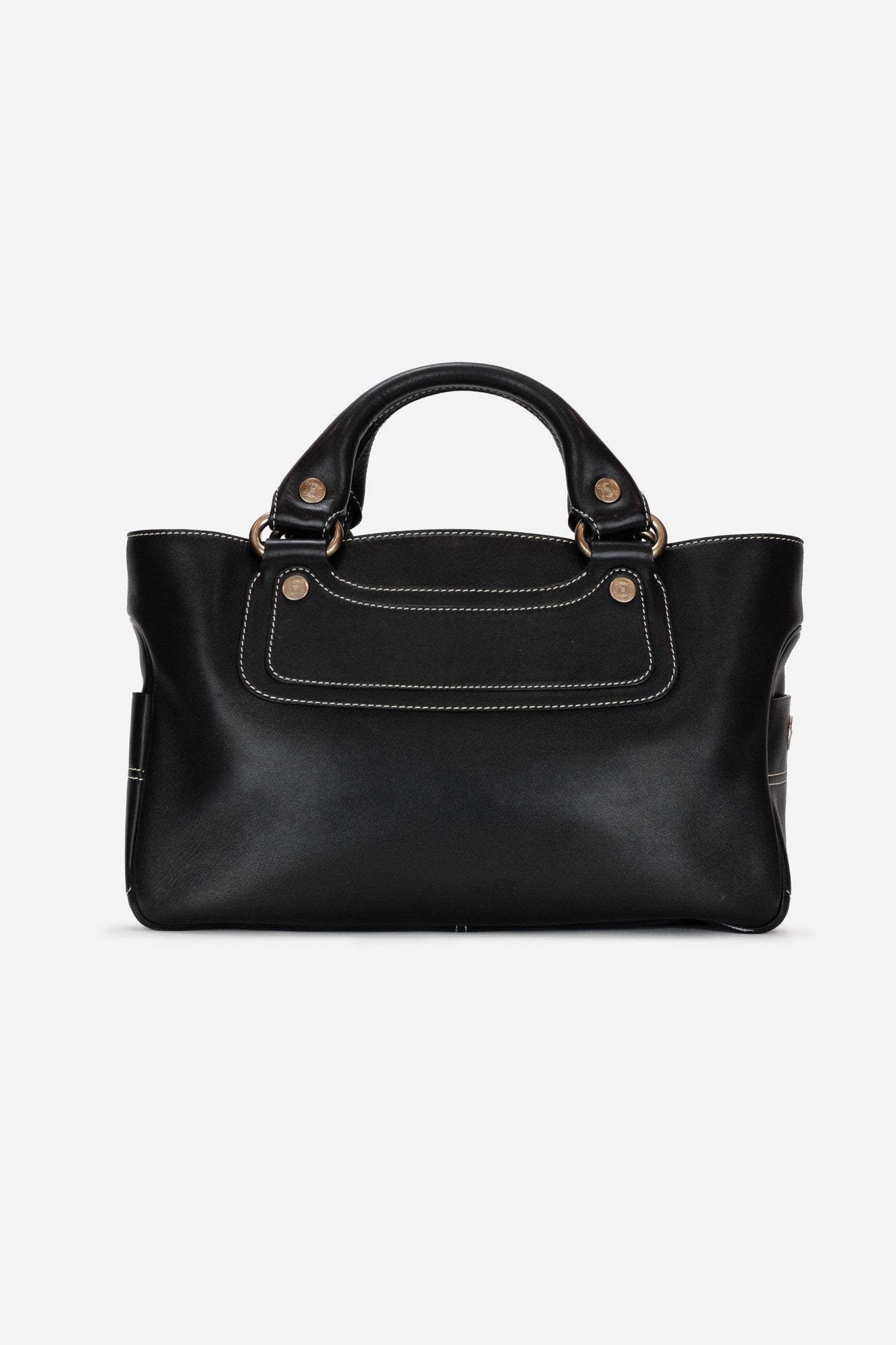 Black Leather Boogie Handbag