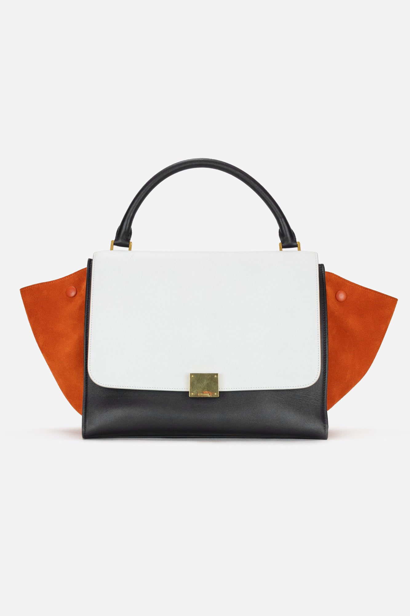 Burnt Orange Trapeze Bag
