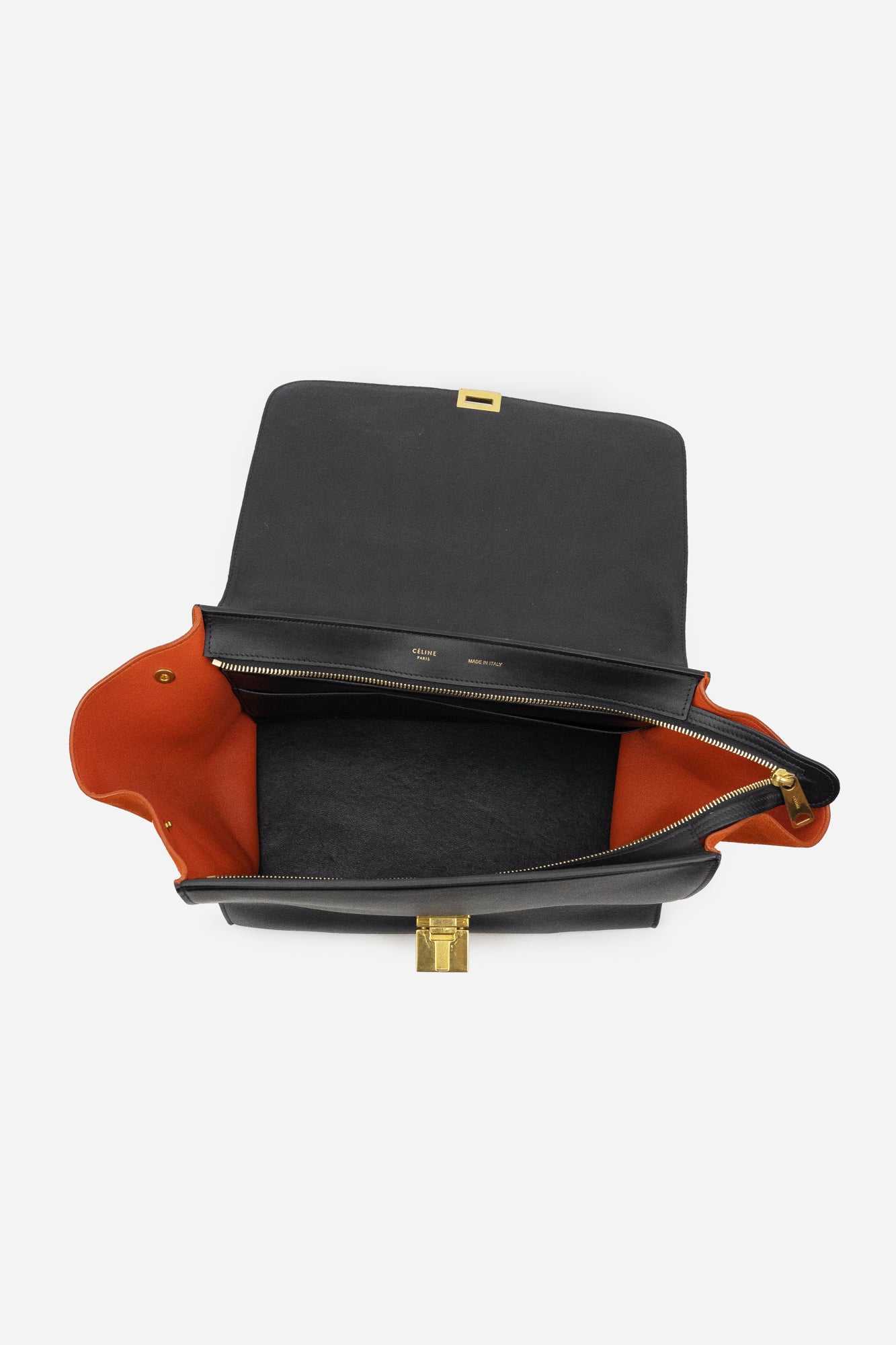 Burnt Orange Trapeze Bag