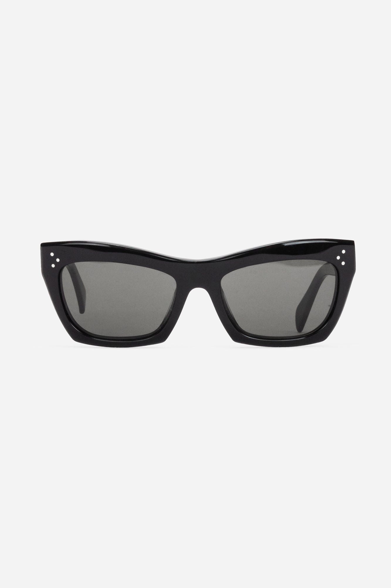 black square cat eye sunglasses