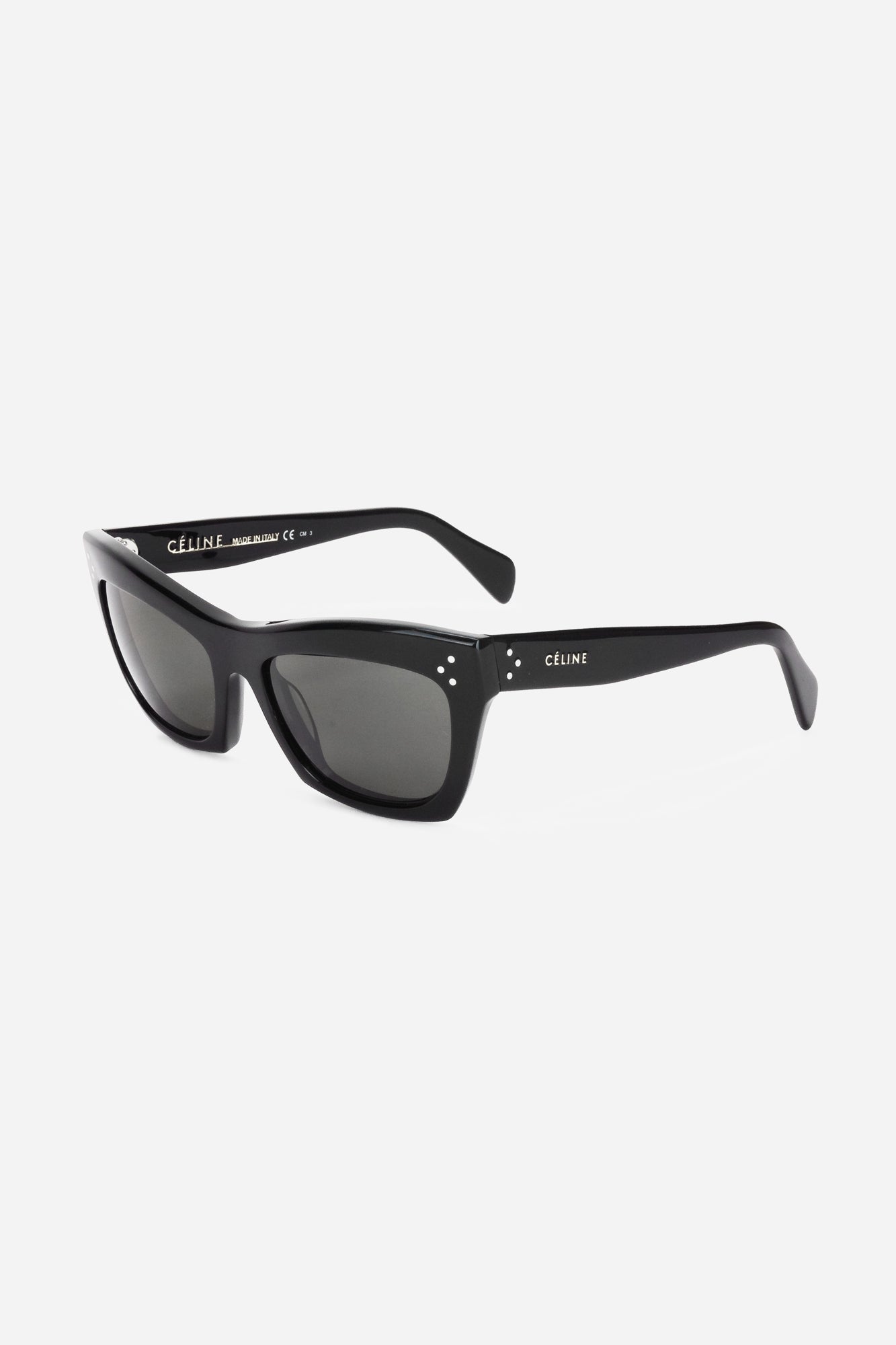 black square cat eye sunglasses