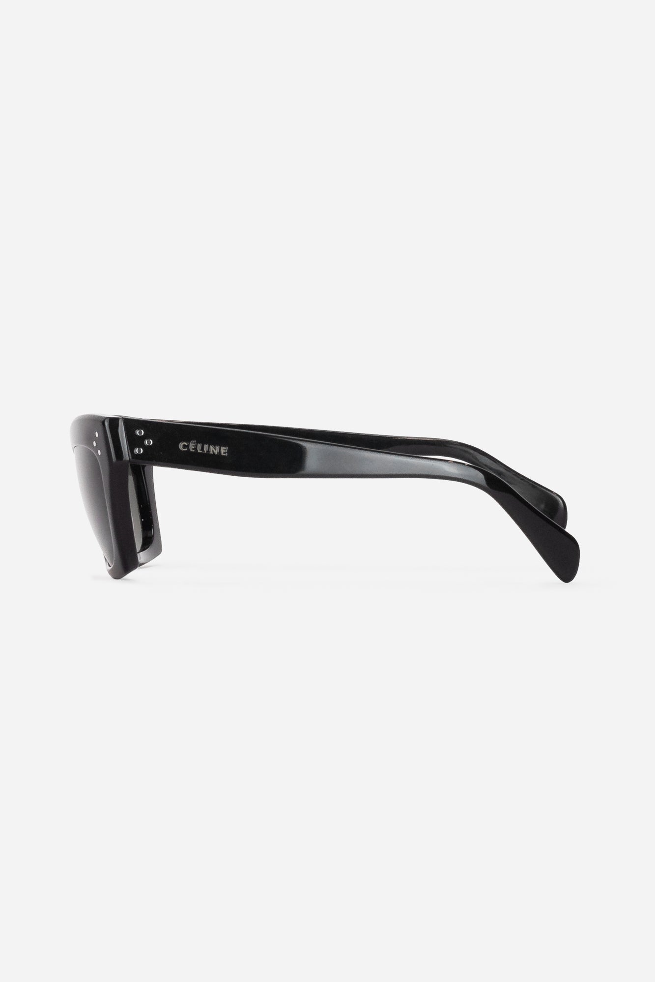 black square cat eye sunglasses