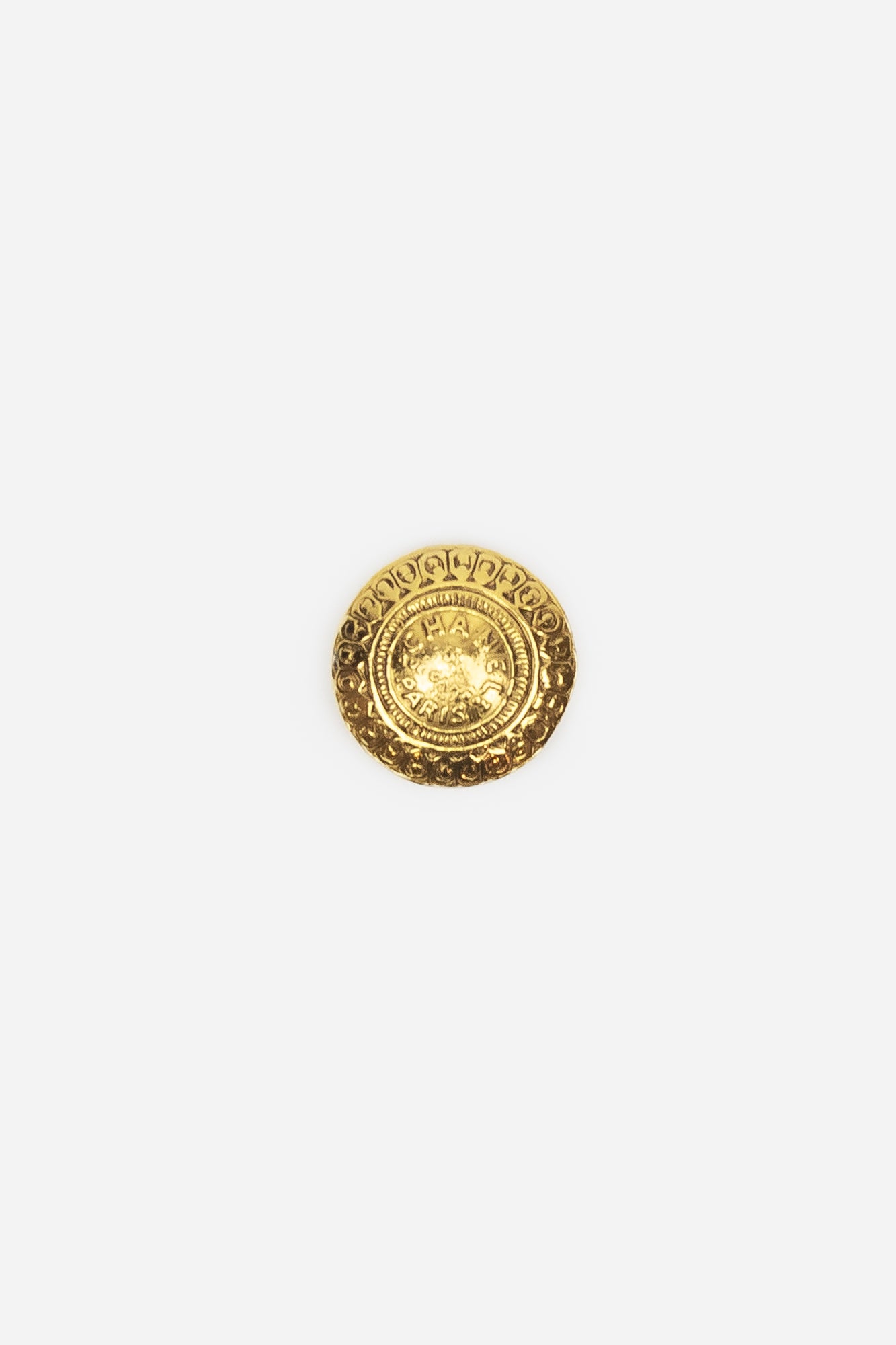 1980s Rue Cambon Round Brooch