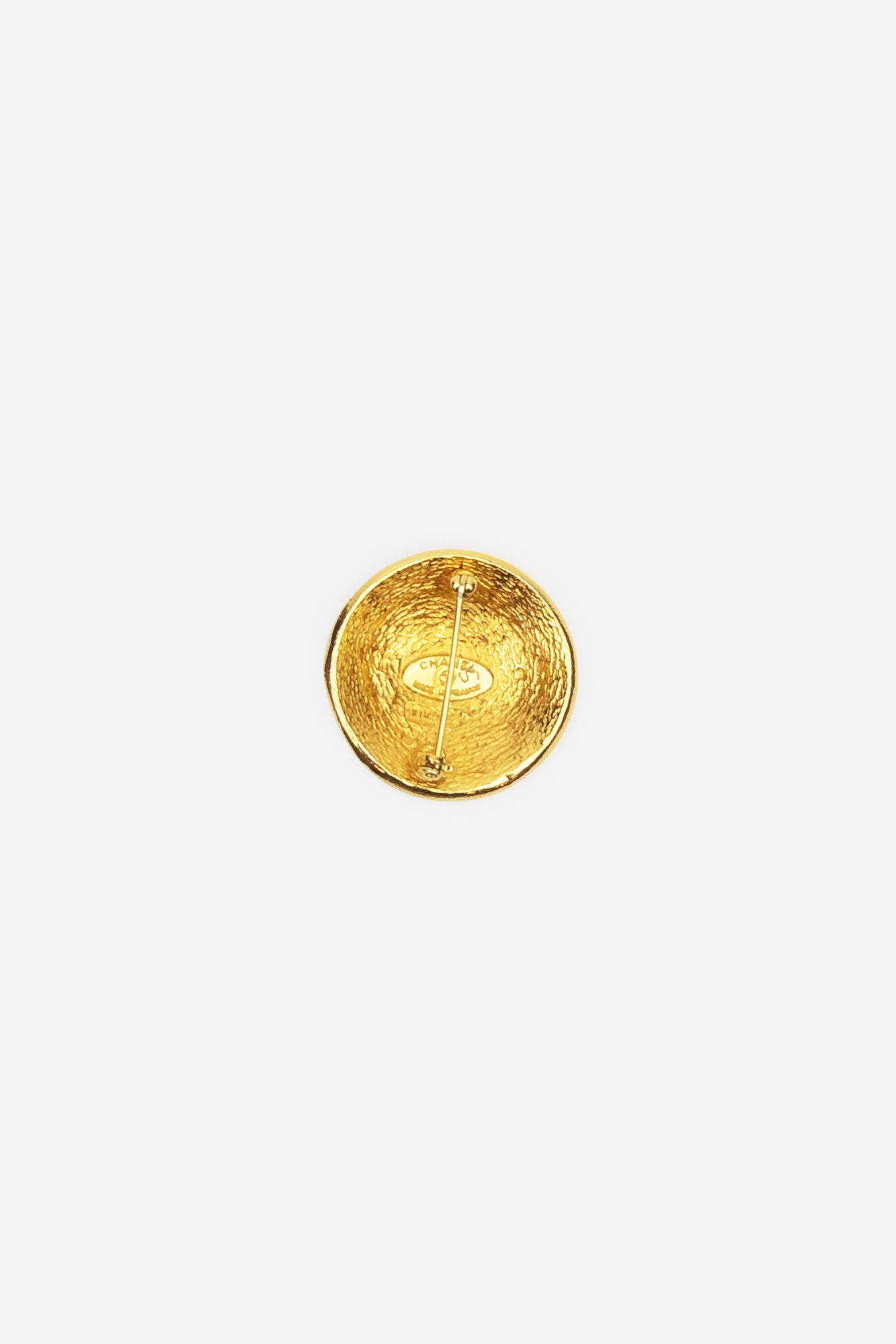 1980s Rue Cambon Round Brooch