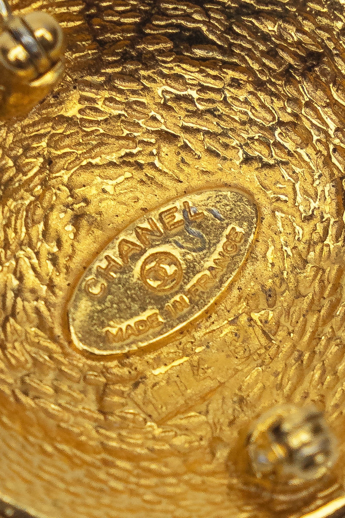 1980s Rue Cambon Round Brooch