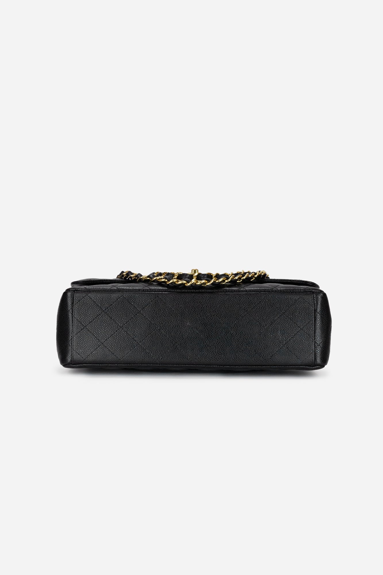 Black Caviar Maxi Classic Double Flap